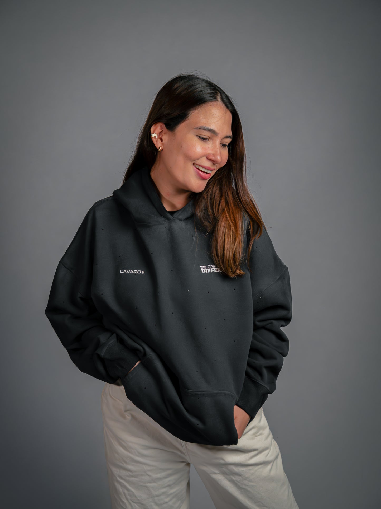 Hoodie royal black