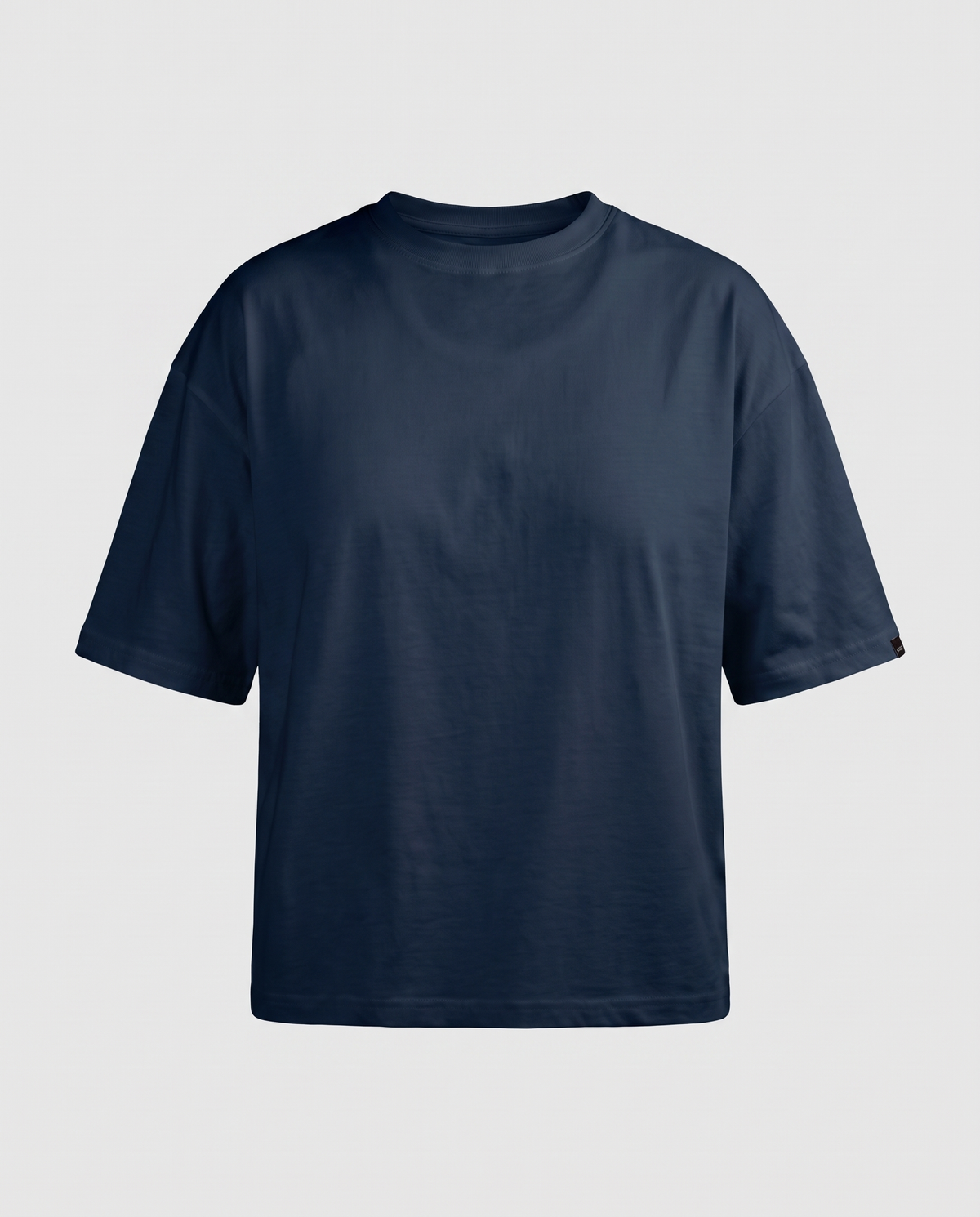 Camiseta Básica Oversize Light - color Azul Turqui