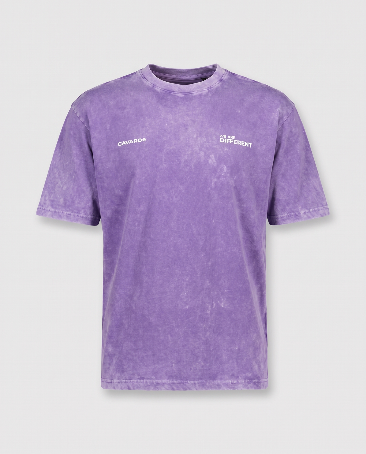 Camiseta regular we're different - color Morado Sky