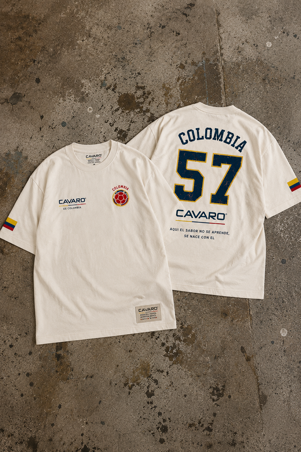 Camiseta Oversize Colombia Cavaro