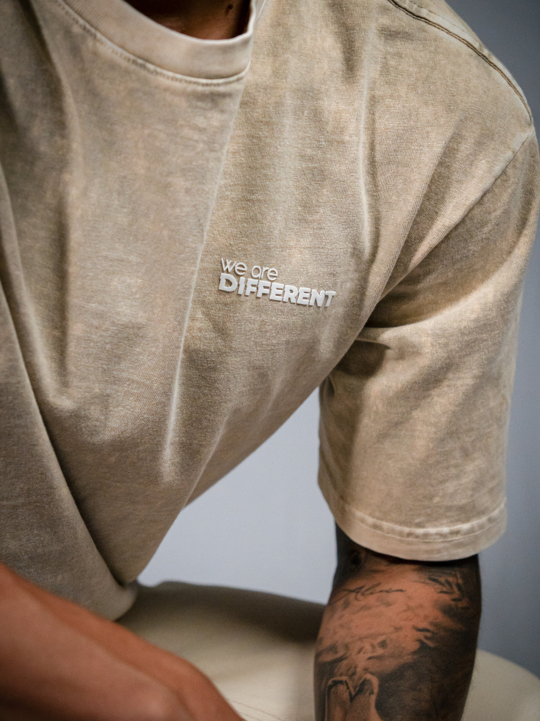 Camiseta regular we're different