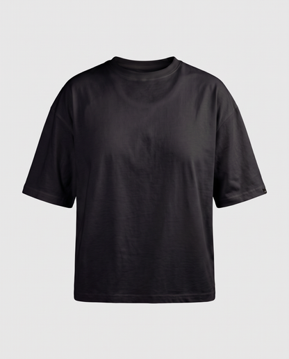 Camiseta Básica Oversize Light - color Negro